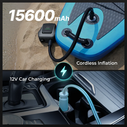 Flextail EVO SUP PUMP 200 With Battery - Fast SUP Inflation