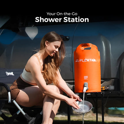 Flextail Gear Tiny Shower Bucket or Tiny Shower Bag By Flextail Gear