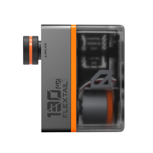 Flextail Gear Tiny Tire Pump 200 with Bike Tail Light - Up to 130PSI By Flextail Gear