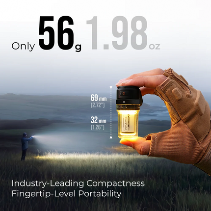Flextail ZERO LANTERN - 56g UItralight 2-in-1 Camping Light / Flashlight