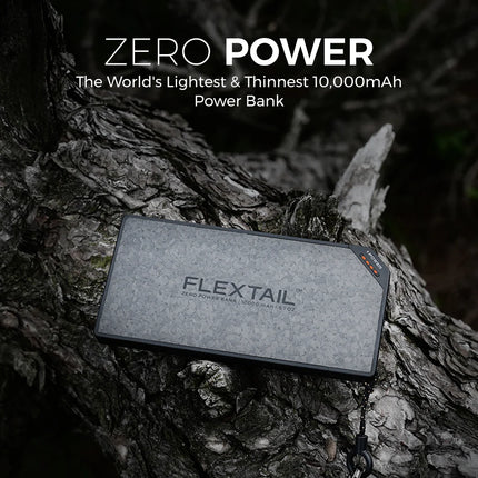 Flextail ZERO POWER 10,000C - The World's Lightest & Thinnest 10,000mAh Power Bank (145g, 22.5W)