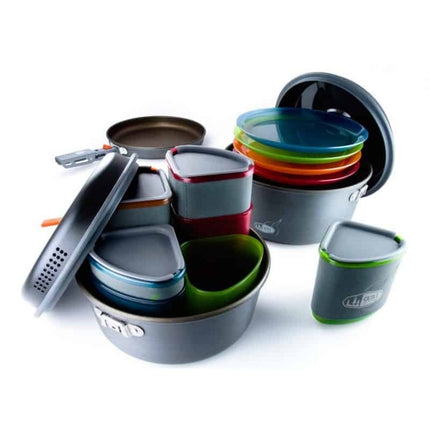 GSI Pinnacle Camper Cook and Eat Set 4 Person By GSI outdoors