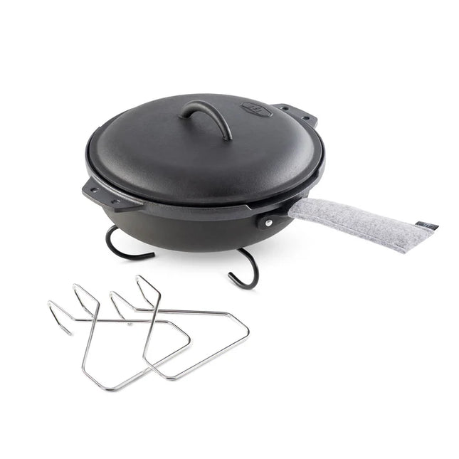 GSI Outdoors Guidecast 10" Cast Iron Cookset By GSI outdoors