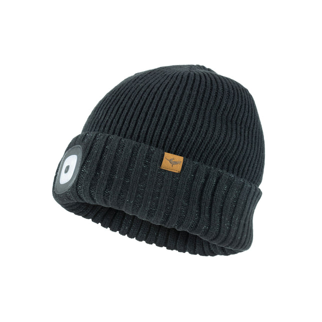 Sealskinz Heydon Waterproof Beanie wth LED Light By Seal Skinz