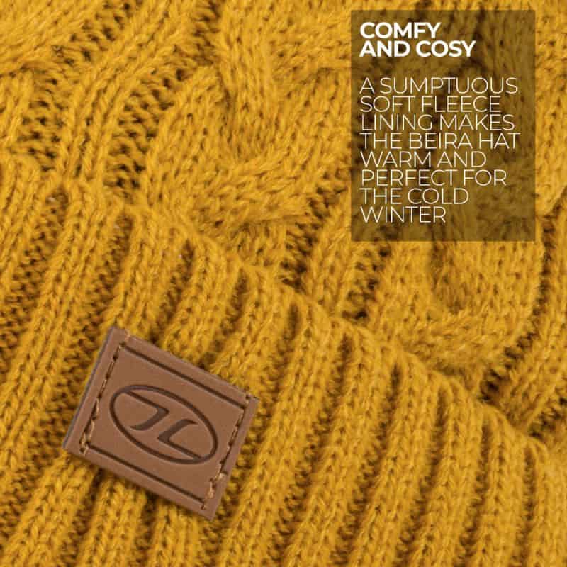 Load image into Gallery viewer, Highlander Beira Lined Bobble Hat (Various Colours) By Highlander Outdoor
