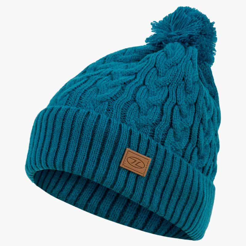 Load image into Gallery viewer, Highlander Beira Lined Bobble Hat (Various Colours) Ocean Blue By Highlander Outdoor
