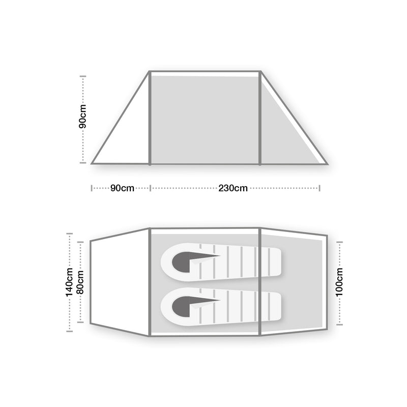 Load image into Gallery viewer, Wild Country Hoolie Compact 2 Tunnel Tent By Terra Nova | Wild Country
