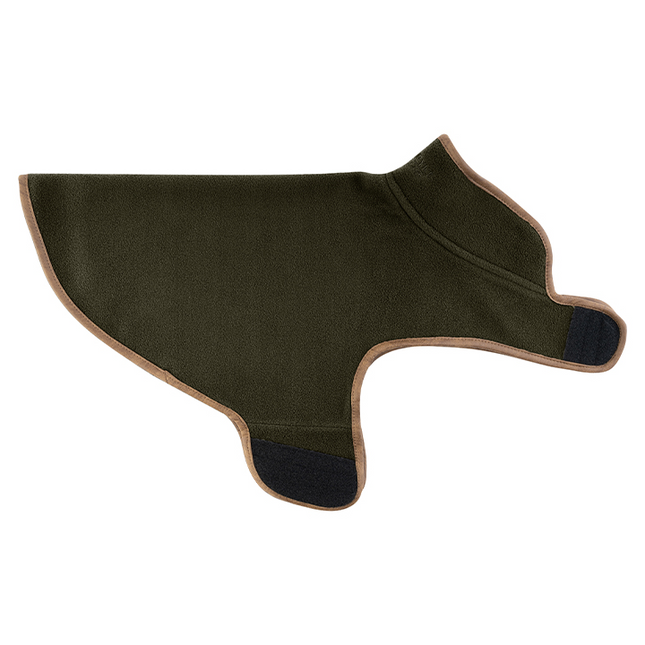 Jack Pyke Fleece Dog Coat - Dark Olive 2XS By Thatchreed