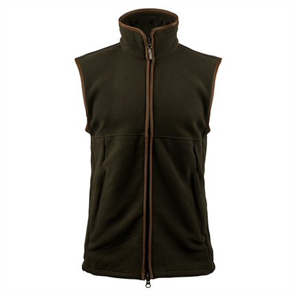 Jack Pyke Countryman Fleece Gilet (Various Colours) Dark Olive By Thatchreed