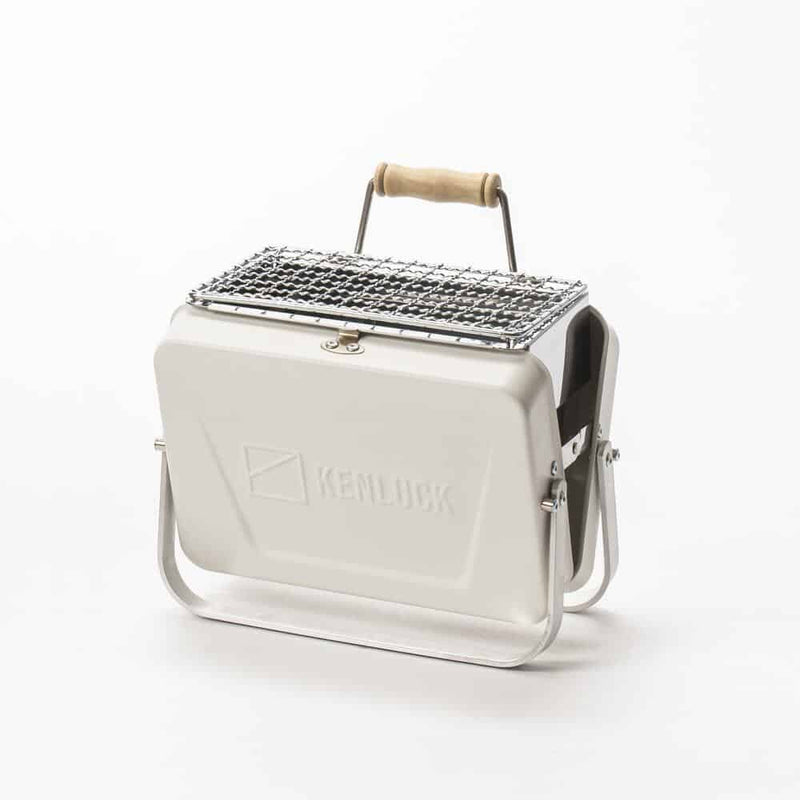 Load image into Gallery viewer, Kenluck Mini Grill / BBQ – Athena Matte White By Kenluck
