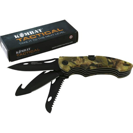 Kombat Bushcraft Knife (Various Colours) By Kombat UK