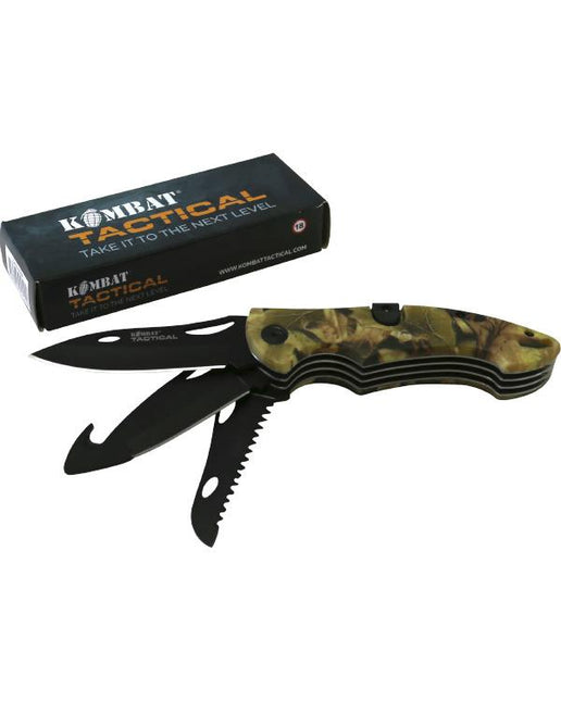 Kombat Bushcraft Knife (Various Colours) By Kombat UK