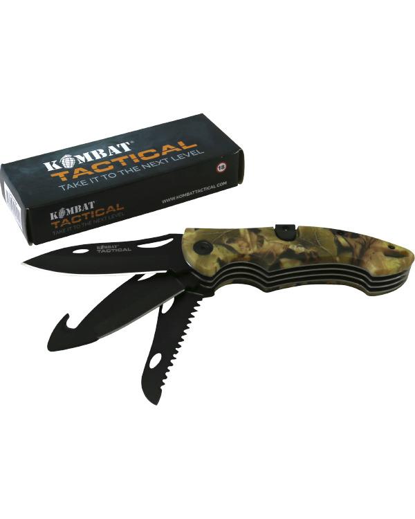 Load image into Gallery viewer, Kombat Bushcraft Knife (Various Colours) By Kombat UK
