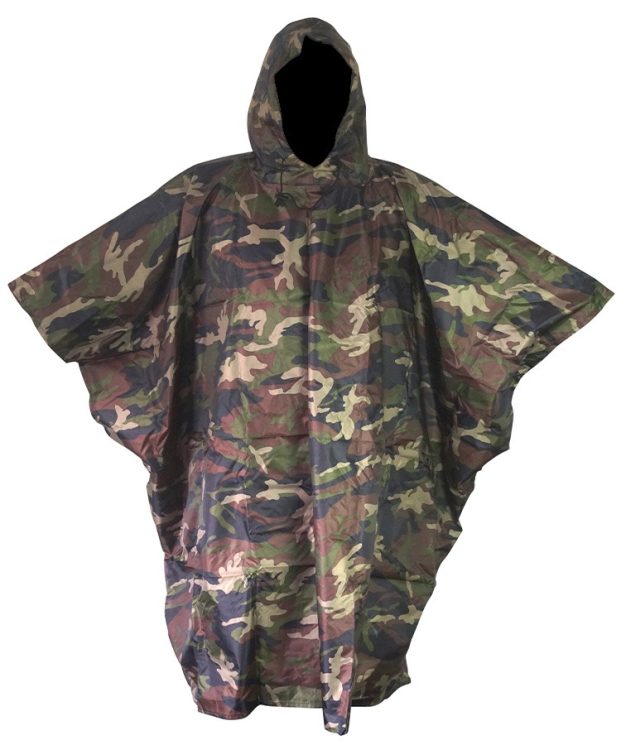 Load image into Gallery viewer, Kombat Ranger Poncho (Green or Camo) Woodland By Kombat UK
