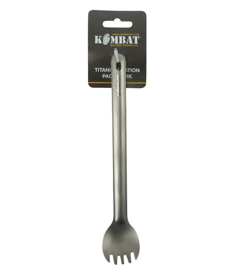 Load image into Gallery viewer, Kombat Titanium Ration Pack Fork (22cm) By Kombat UK
