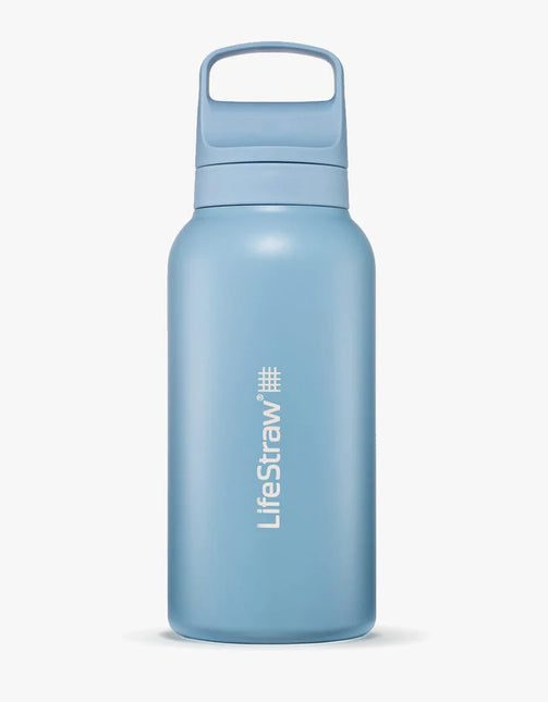 Lifestraw Go Stainless Steel 1L (Various Colours) Icelandic Blue By LifeStraw