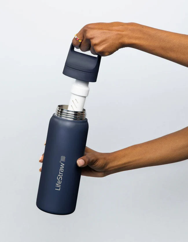 Load image into Gallery viewer, Lifestraw Go Stainless Steel 1L (Various Colours) By LifeStraw
