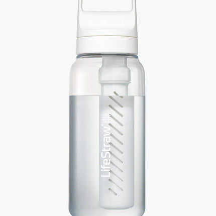 LifeStraw Go Tritan Renew 1 Litre Bottle Polar White Clear By LifeStraw