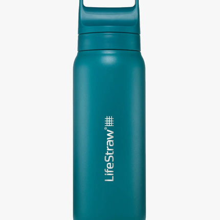 lifestraw GO Renew Series Stainless Steel Water Bottle (Various Colours) Laguna Teal By LifeStraw