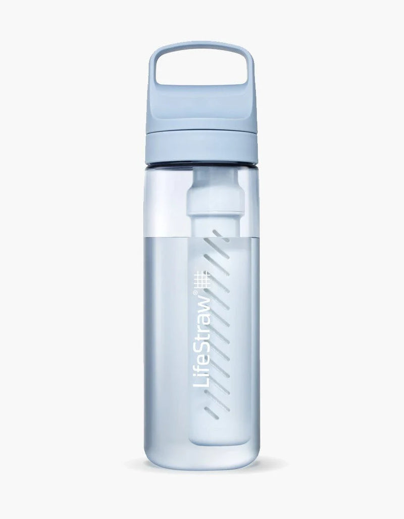 Load image into Gallery viewer, LifeStraw Go Tritan Renew 650ml Bottle Icelandic Blue By LifeStraw
