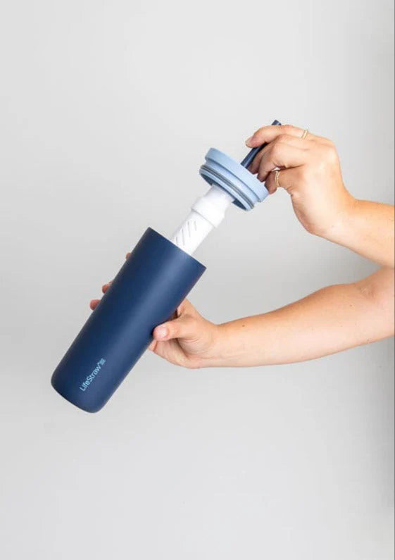 Load image into Gallery viewer, Lifestraw Go Stainless Steel Tumbler - 500ml (Various Colours) By LifeStraw
