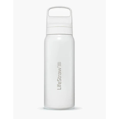 lifestraw 700ml GO Renew Series Stainless Steel Water Bottle (Various Colours) Polar White By LifeStraw