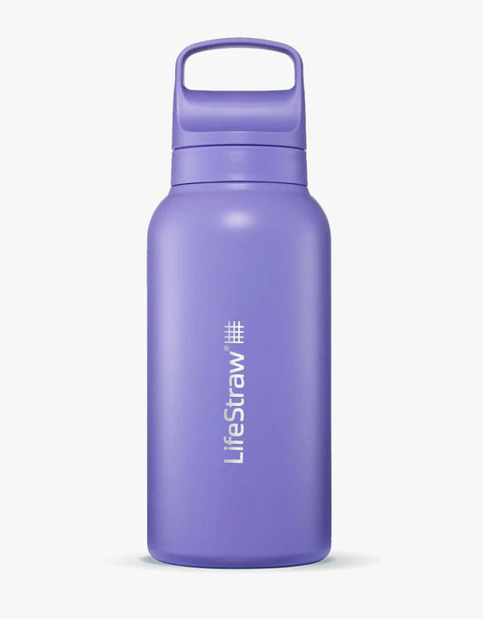 Lifestraw Go Stainless Steel 1L (Various Colours) Thistle Purple By LifeStraw