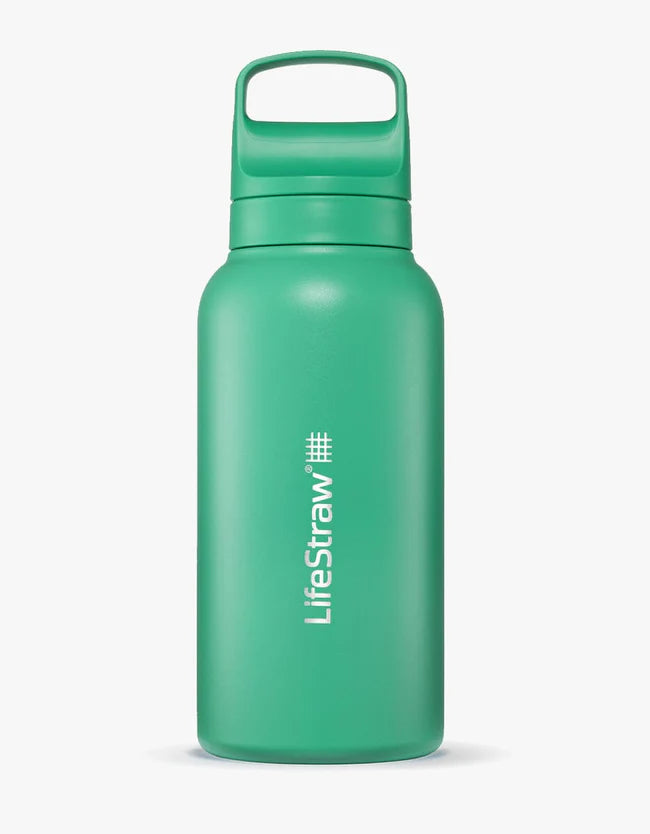Load image into Gallery viewer, Lifestraw Go Stainless Steel 1L (Various Colours) Cactus Green By LifeStraw
