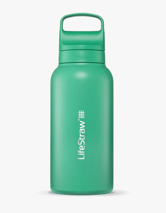 Lifestraw Go Stainless Steel 1L (Various Colours) Cactus Green By LifeStraw
