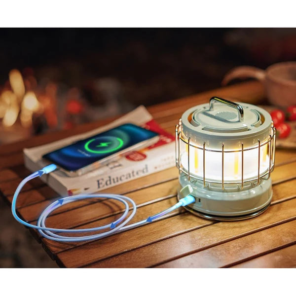 Load image into Gallery viewer, Flextail MAX LANTERN - 3-in-1 Vintage Lantern with Flame with humidifier By Flextail Gear
