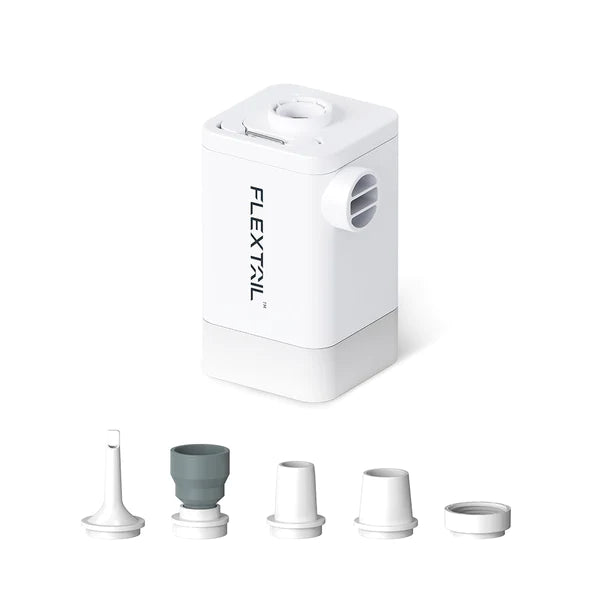 Load image into Gallery viewer, Flextail MAX PUMP 2 PLUS - 4-in-1 Portable 4800mAh Rechargeable Air Pump White By Flextail Gear
