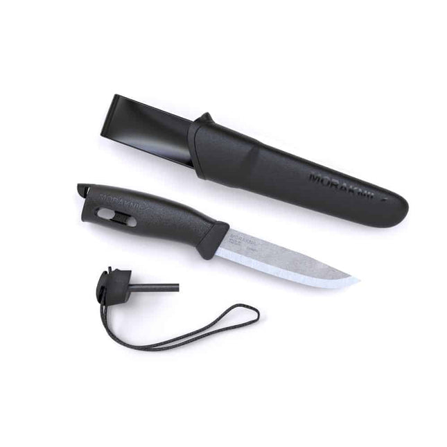 Morakiv Companion Spark - Black Bushcraft Knife By Morakiv