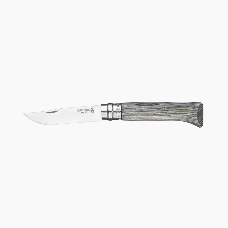 Load image into Gallery viewer, Opinel No.8 Laminated Birch Collection (Various Colours) Grey By Opinel knives
