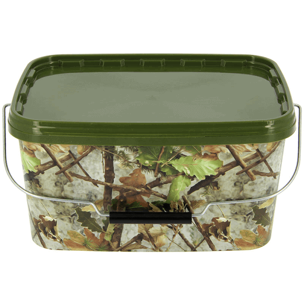 Load image into Gallery viewer, NGT Square Bait Bucket (Various size) By NGT
