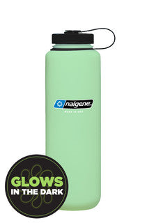 Load image into Gallery viewer, Nalgene 48oz / 1.5L Wide Mouth Sustain Silo Bottle Green Glow By Nalgene
