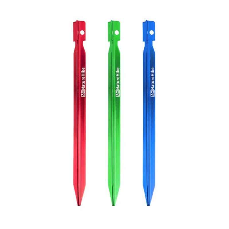Load image into Gallery viewer, Naturehike 8 pcs 7001 Aluminium Alloy Tent Pegs By NatureHike
