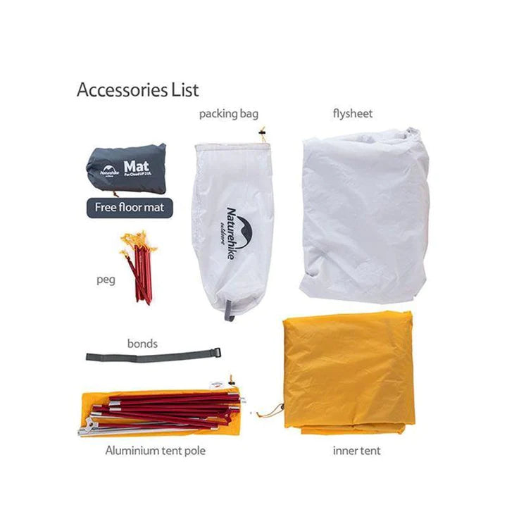Load image into Gallery viewer, Naturehike Cloud up 2 Ultralight Version (Grey) By NatureHike
