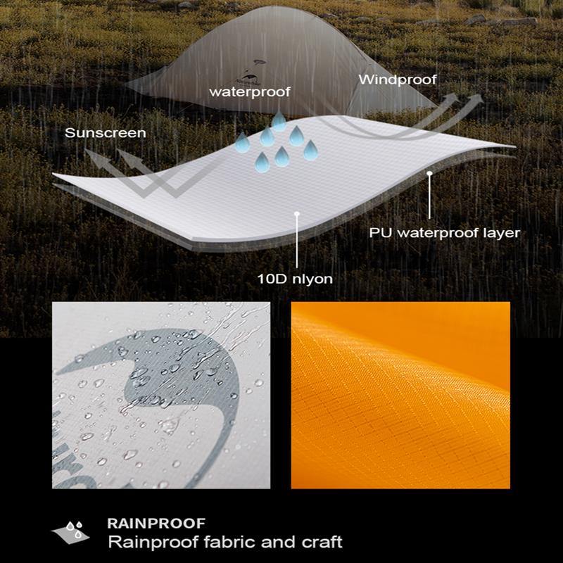 Load image into Gallery viewer, Naturehike Cloud up 2 Ultralight Version (Grey) By NatureHike
