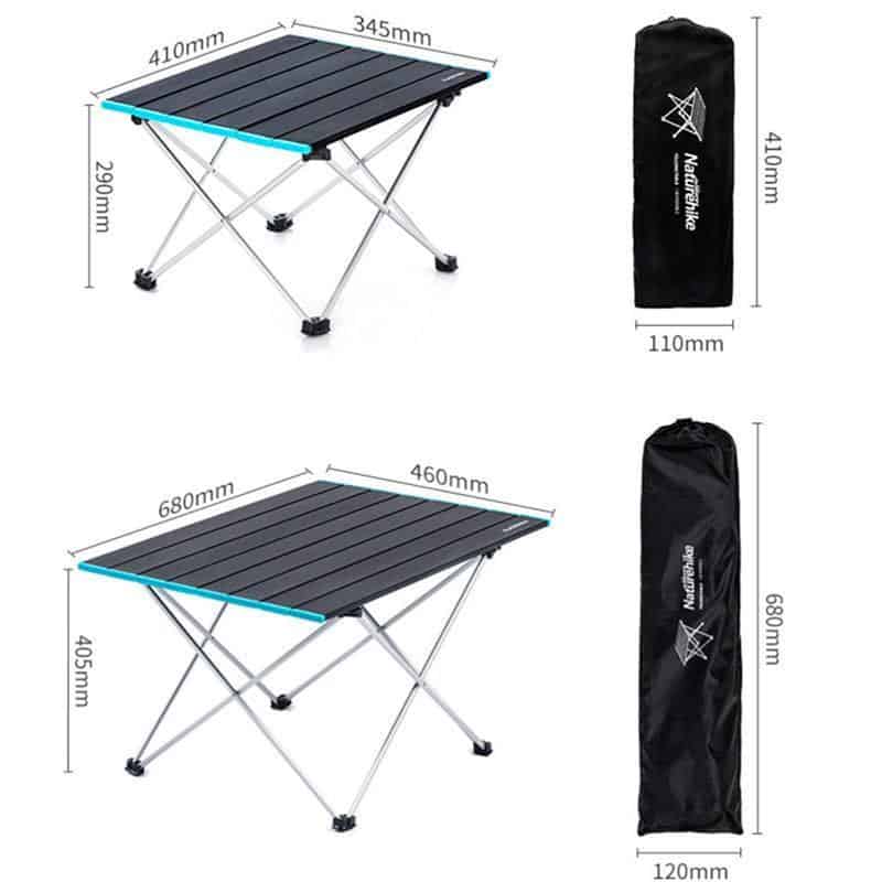 Load image into Gallery viewer, Naturehike Lightweight Aluminum Folding Camping Table (Large) By NatureHike
