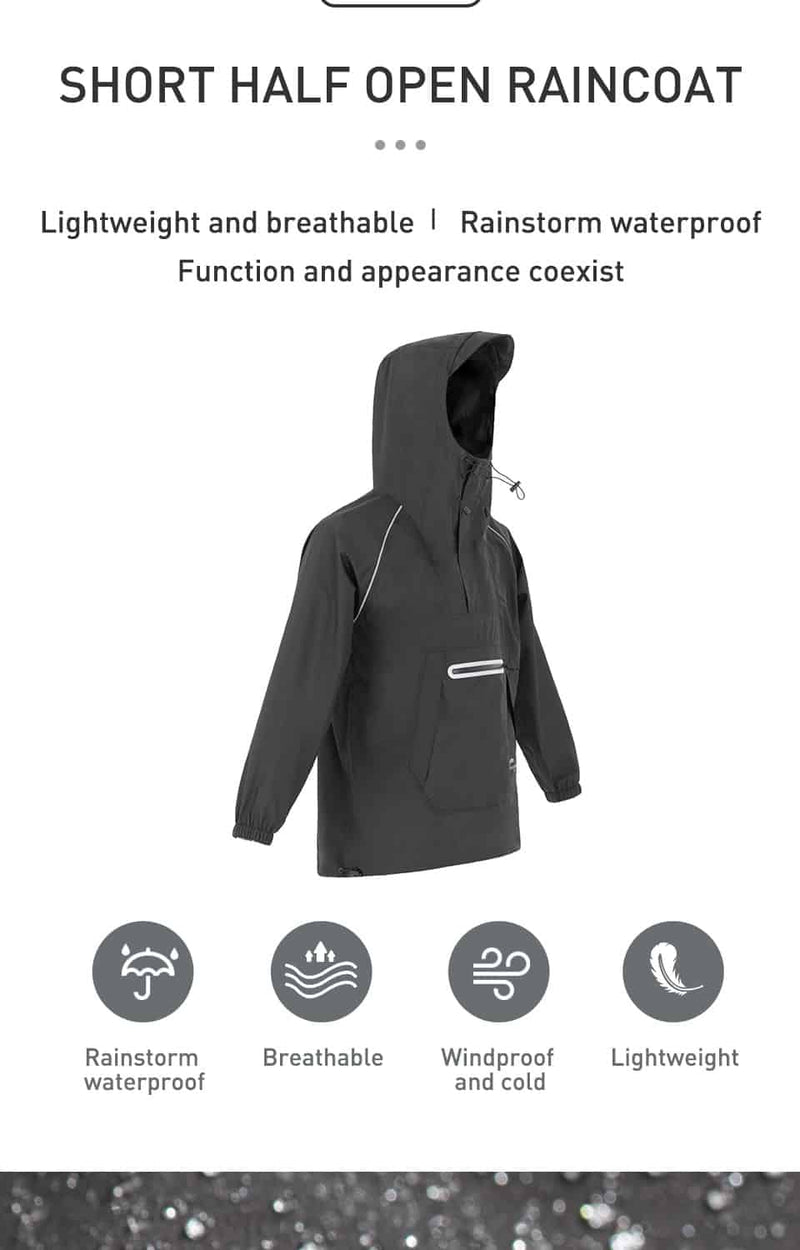Load image into Gallery viewer, Naturehike Short hooded Lightweight Raincoat By NatureHike

