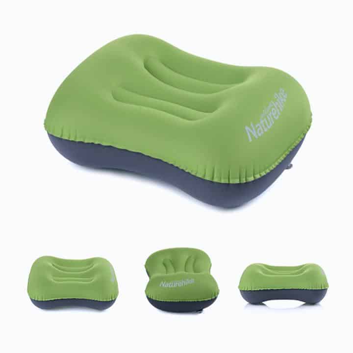 Load image into Gallery viewer, Naturehike TPU Travel Inflatable Air Neck Pillow (Various Colours) Green By NatureHike
