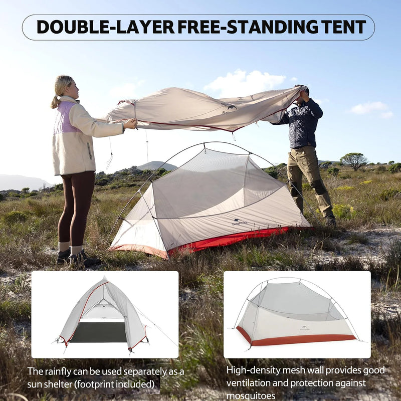 Load image into Gallery viewer, Naturehike Cloud up PRO 2 person ultralight Tent inc footprint By NatureHike
