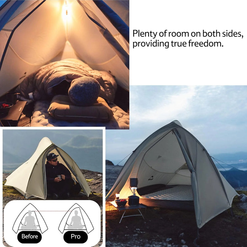Load image into Gallery viewer, Naturehike Cloud up PRO 2 person ultralight Tent inc footprint By NatureHike
