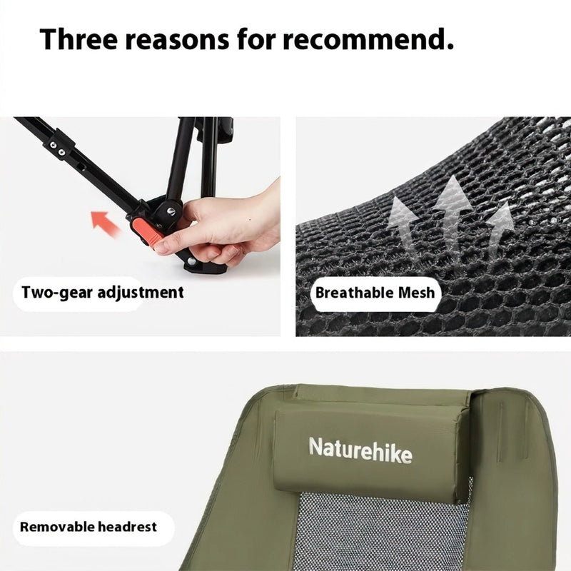 Load image into Gallery viewer, Naturehike Sea Star 002 High-Back Mesh Moon Chair By NatureHike
