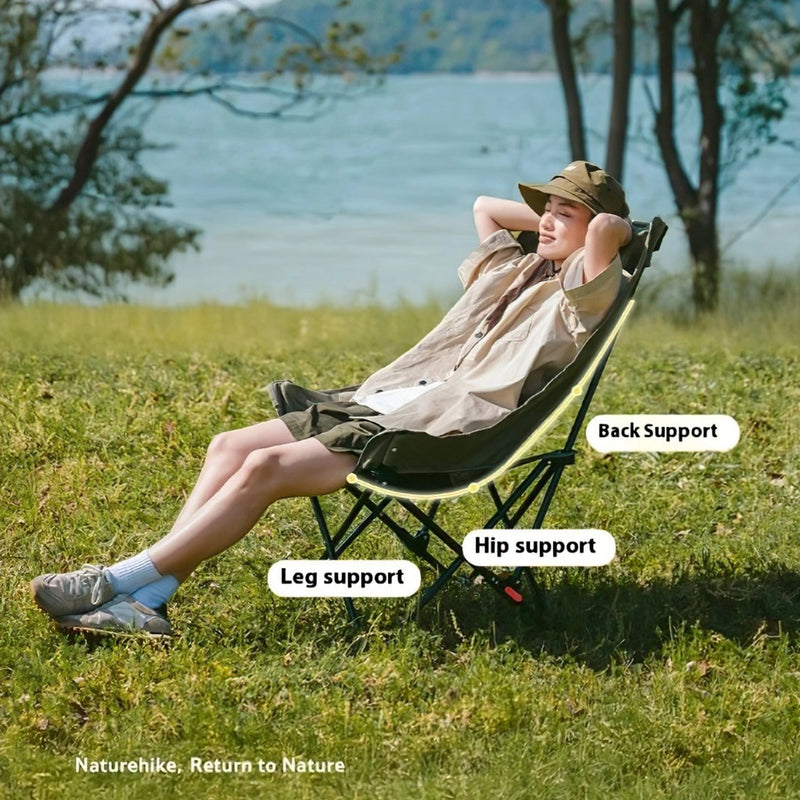 Load image into Gallery viewer, Naturehike Sea Star 002 High-Back Mesh Moon Chair By NatureHike
