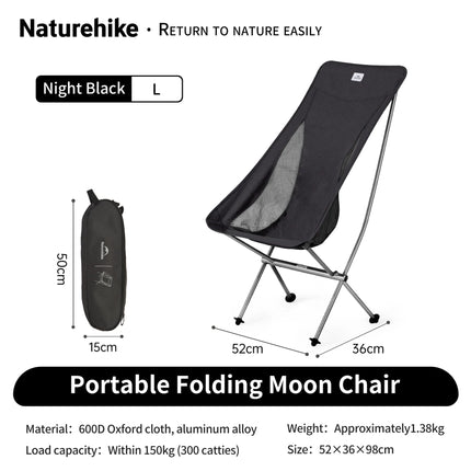 Naturehike YL05 Ultralight Portable Camping Chair (low or high back)