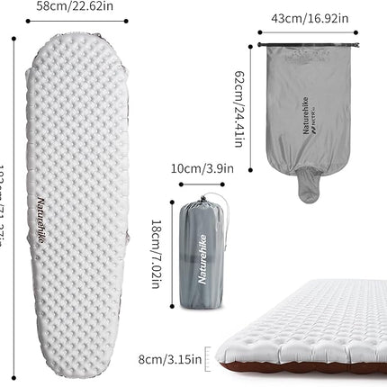 Naturehike TuYe™ R5.8 Ultralight Inflatable  Sleeping Pad Mat