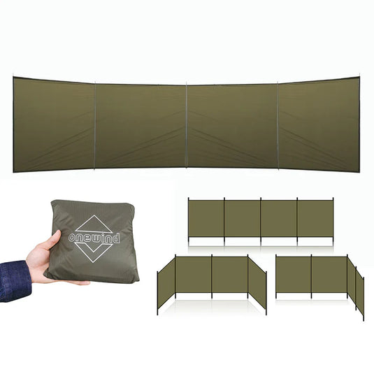 Onewind 6M Camping Windscreen/ Windblocker (With or Without Poles) By Onewind Outdoors