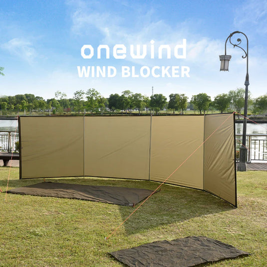 Onewind 6M Camping Windscreen/ Windblocker (With or Without Poles) By Onewind Outdoors