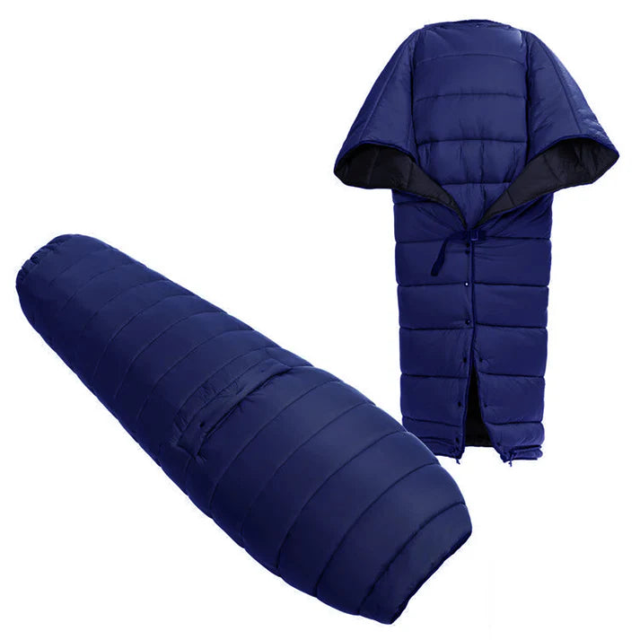 Load image into Gallery viewer, Onewind Hammock Topquilt Poncho (2 °C - 10 °C) - Large Blue By Onewind Outdoors
